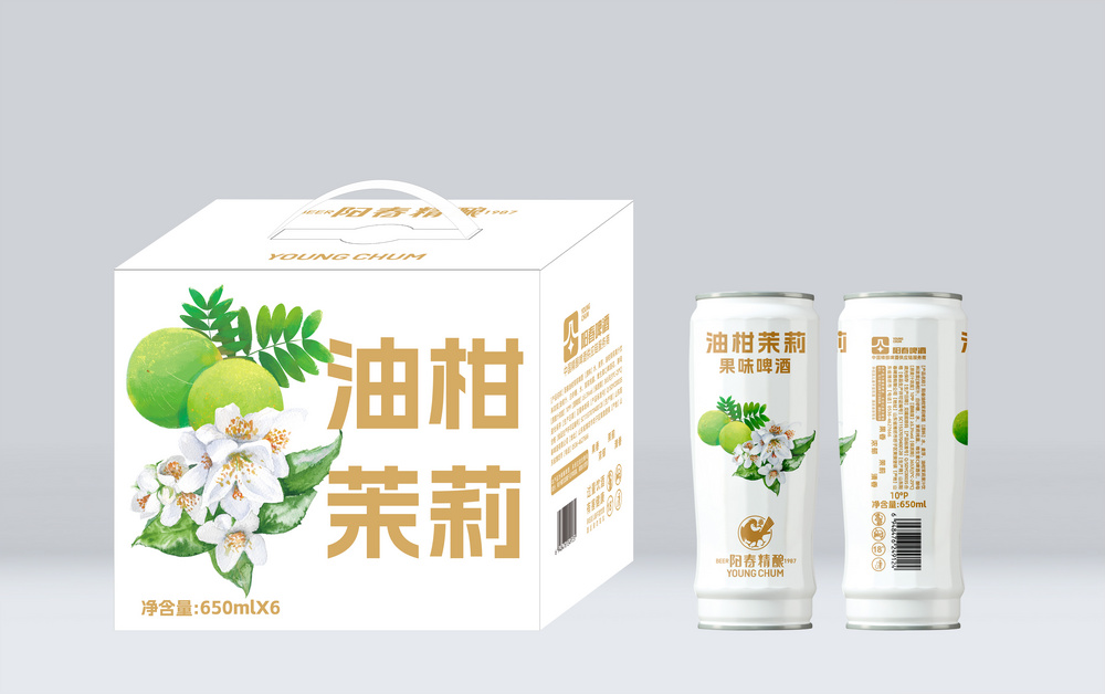 陽春油柑茉莉果味啤酒650ml冠軍杯